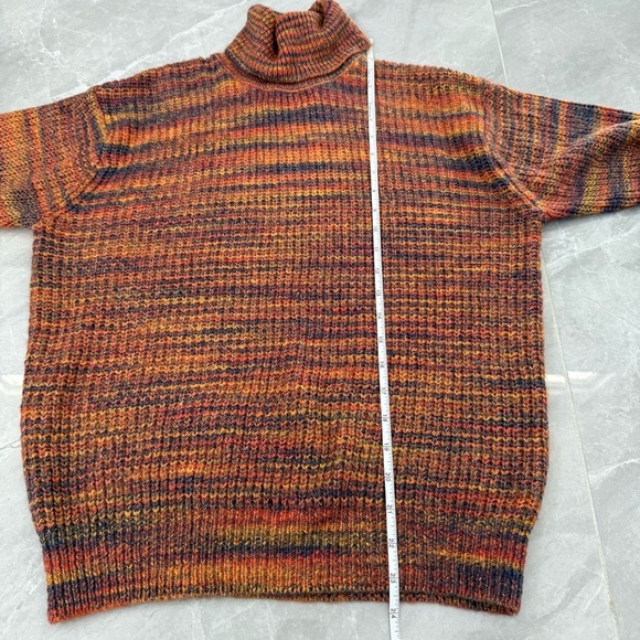 Women’s Urban Outfitters Space-Dyed Colorful Knit Turtleneck Sweater Size XS - Picture 16 of 16